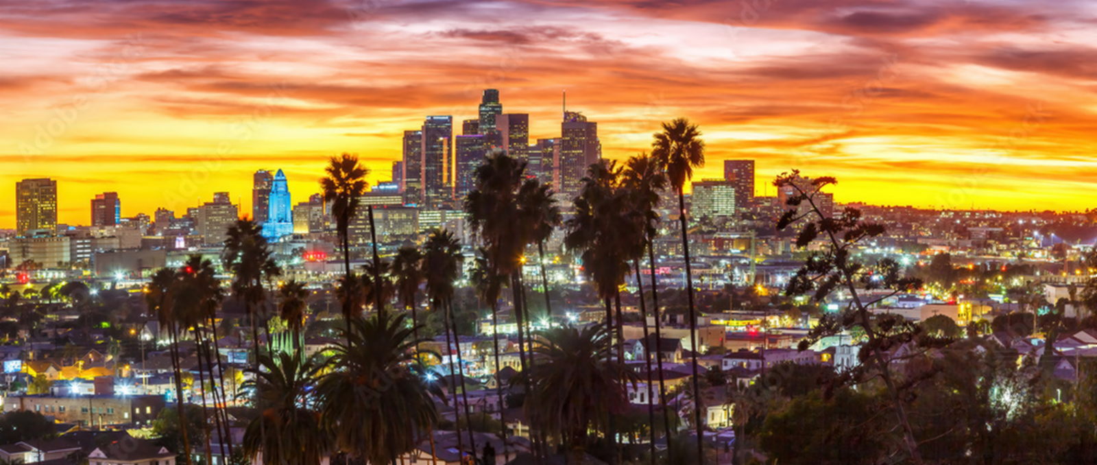 Los Angeles City Sports Radio Skyline (Image)